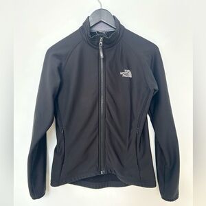 TNF The North Face TKA Stretch Soft Shell Full Zip Jacket Ladies Small Black
